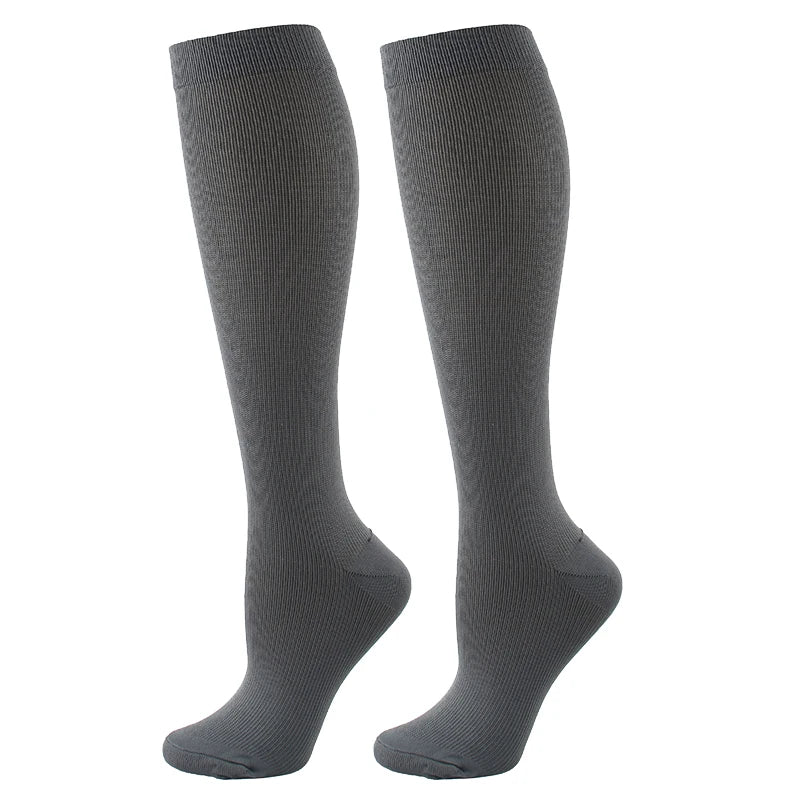 Varicose Veins Compression Socks Fit for Golf Rugby Running Hiking Sports for anti Fatigue Driving Travel Flight Women Men Socks