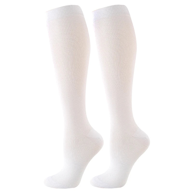 Varicose Veins Compression Socks Fit for Golf Rugby Running Hiking Sports for anti Fatigue Driving Travel Flight Women Men Socks